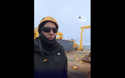 Miles O'Brien Thwaites Glacier Antarctica