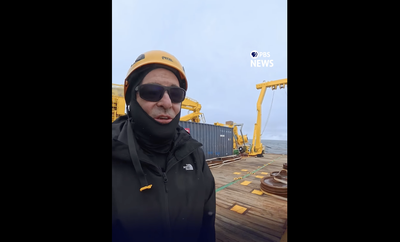 Miles O'Brien Thwaites Glacier Antarctica