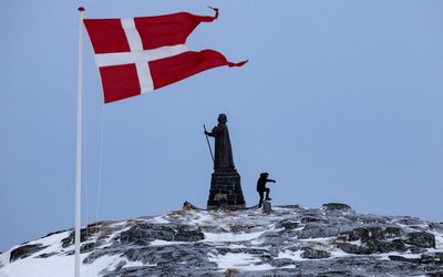 FILE PHOTO: The city of Nuuk ahead of the March 11 general election in Greenland