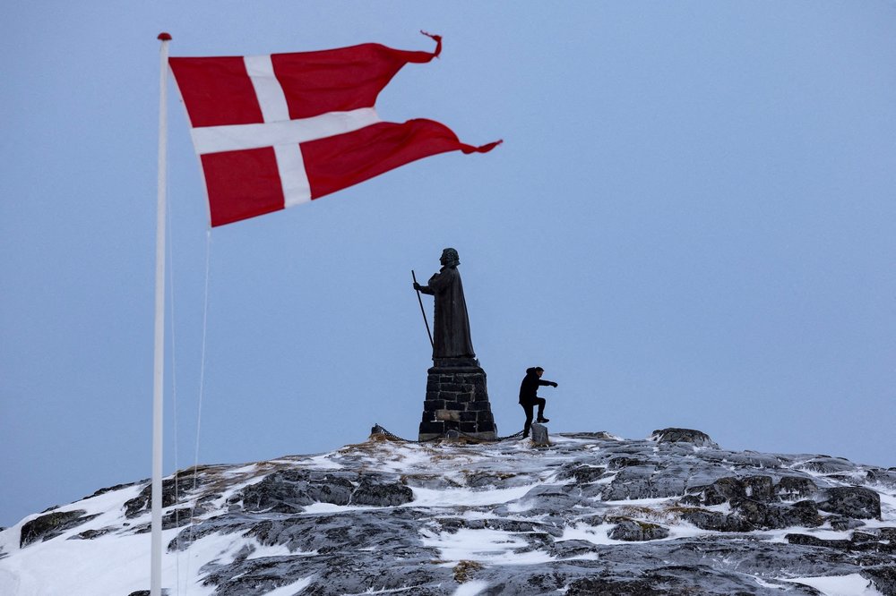 FILE PHOTO: The city of Nuuk ahead of the March 11 general election in Greenland