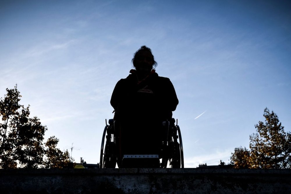 Wheelchair silhouette Getty Images -1040640364