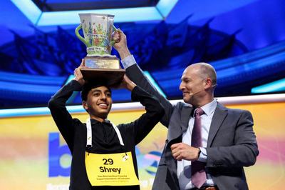 FILE PHOTO: Finals of the annual Scripps National Spelling Bee in Washington
