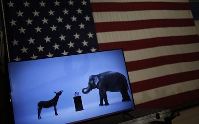 Political parties donkey elephant