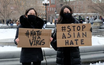 End The Violence Toward Asians Rally