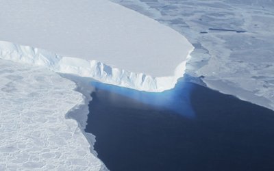 The Thwaites Glacier in Antarctica is seen in this undated NASA image