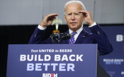 Democratic presidential candidate Joe Biden holds campaign event in Wilmington, Delaware