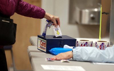 Democrats and Republicans hold presidential primary election in Nevada