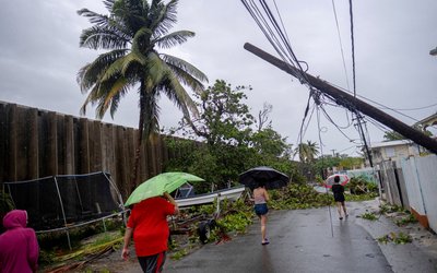 FILE PHOTO: Hurrican Fiona landfalls in Puerto Rico