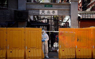 FILE PHOTO: COVID-19 outbreak in Shanghai