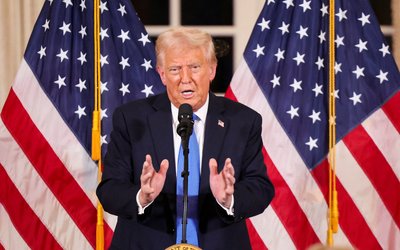 FILE PHOTO: U.S. President Donald Trump hosts Republican Senators for a dinner at Mar-a-Lago in Palm Beach