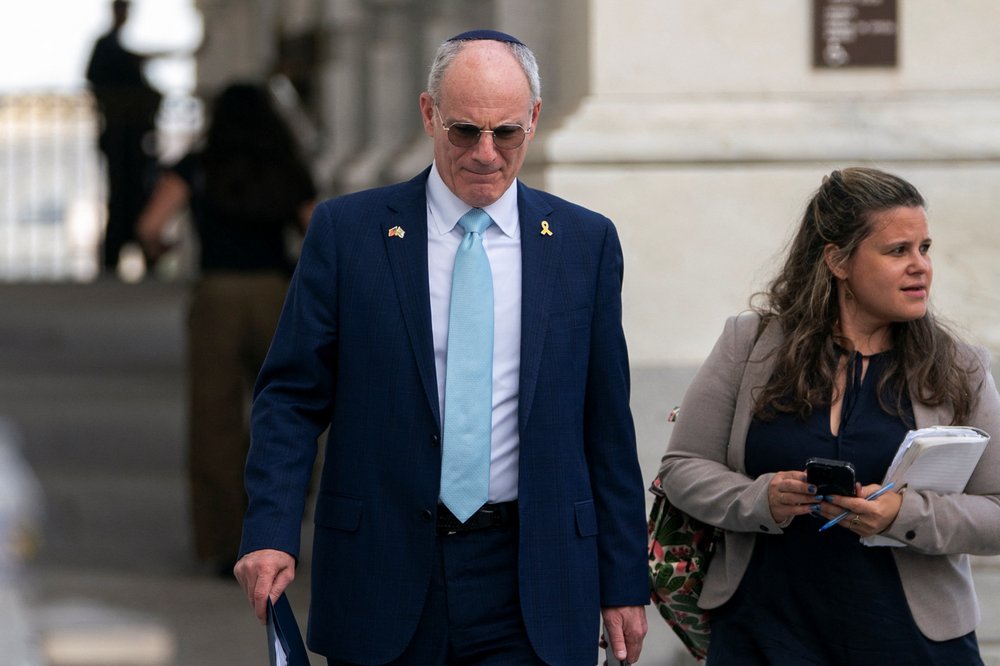 Yechiel Leiter, Israel's ambassador to the U.S. at the U.S. Capitol
